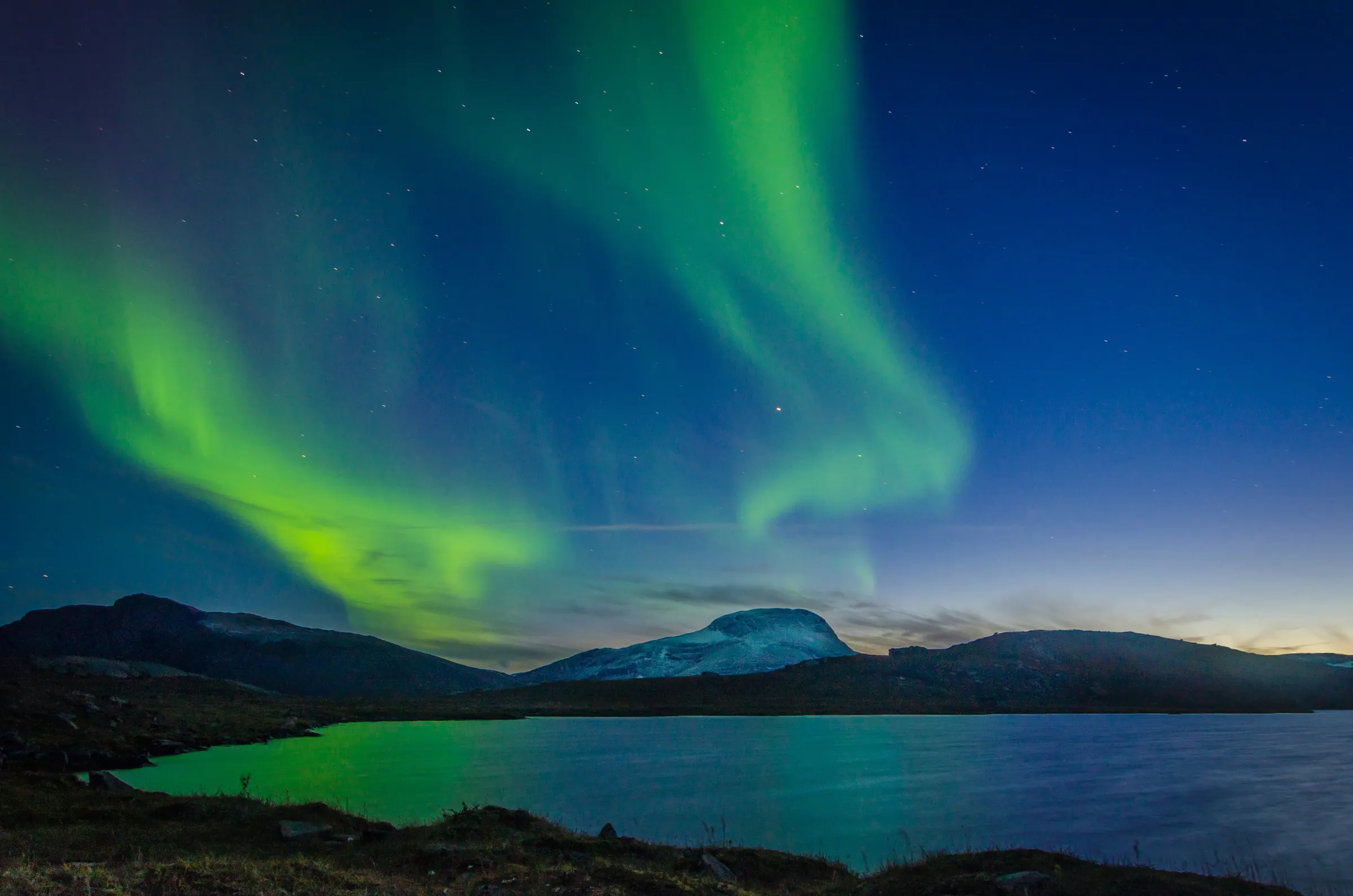 Nordlichter über Schweden