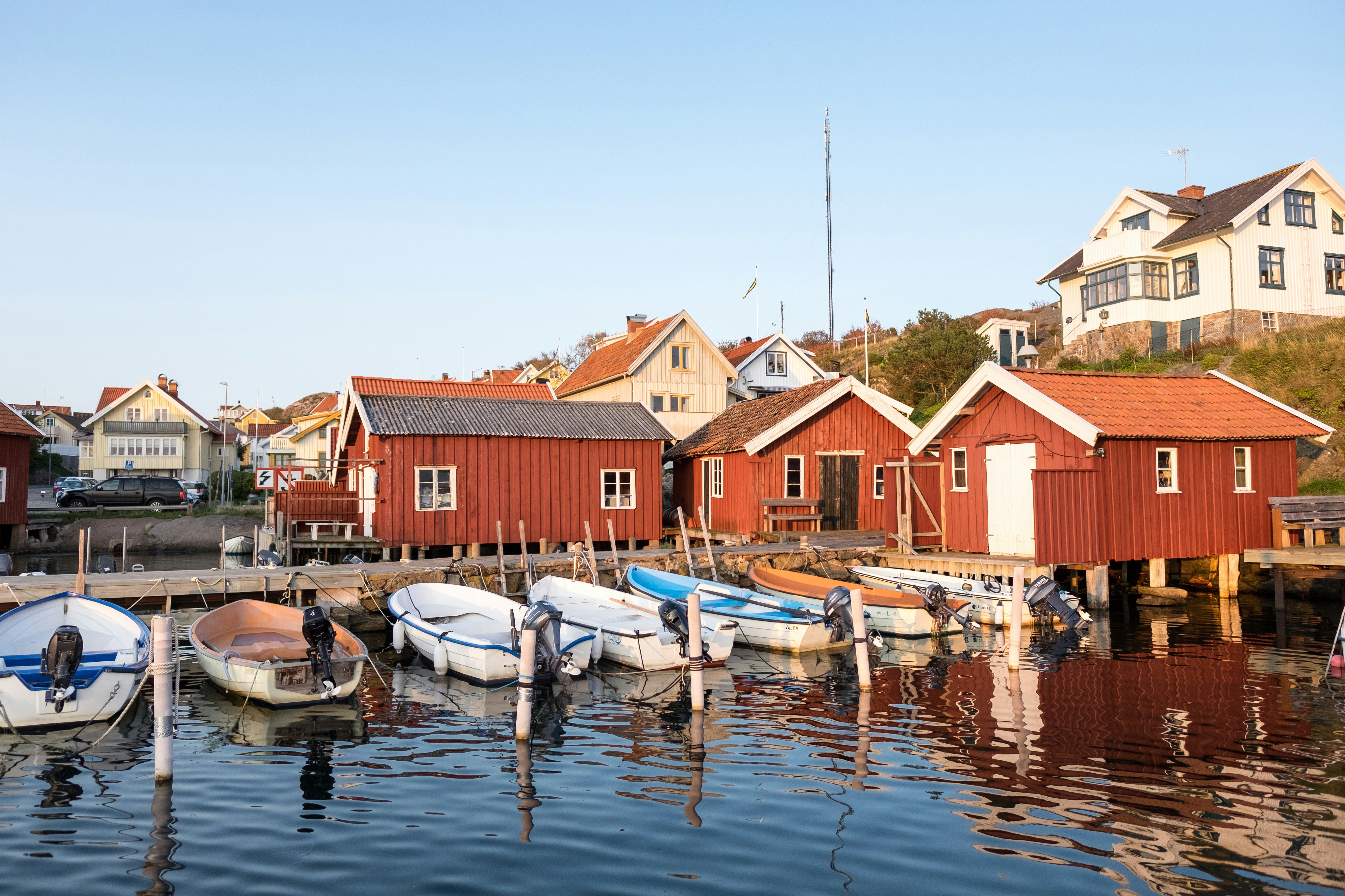 Schwedisches Fischerdorf an den Schären